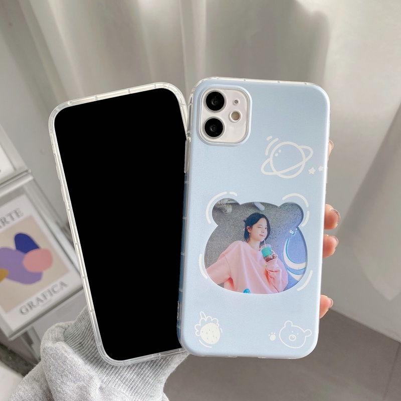 Soft Casing Xiaomi Mi POCO M4 Pro 5G 11 11T 10T 9 8 SE A3 A2 Lite Redmi 9T K20 9C 9A 8A 7 6 6A 5 5A Plus Note 10 9S 7 6 5 4 4X 5G Cute Clear Cartoon bear Shockproof Phone Case Full Back Cover HLE 01