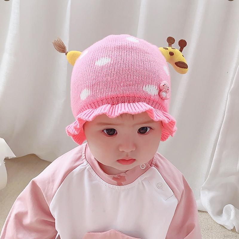 Mũ len ấm áp hình chú nai xinh xắn dành cho bé