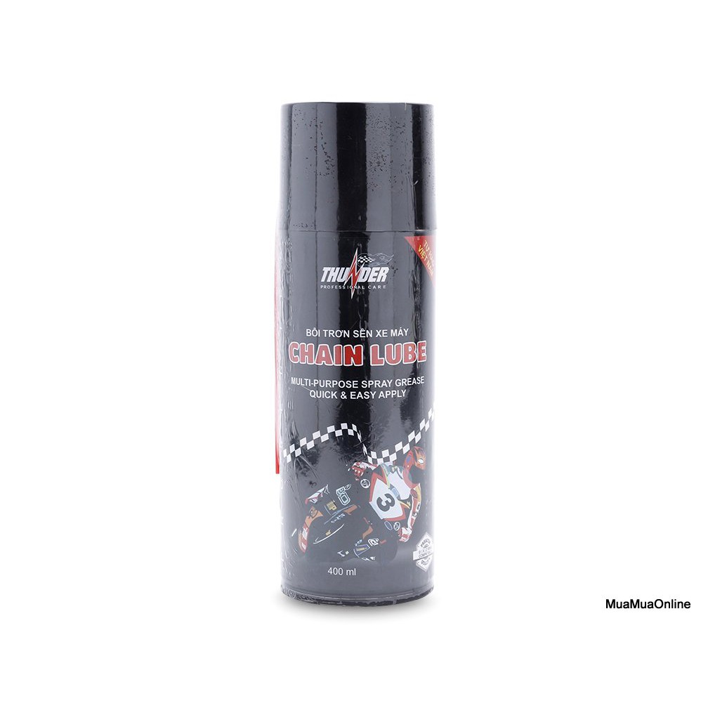 Chai Xịt Bảo Dưỡng Sên Thunder Chain Lube 400ml