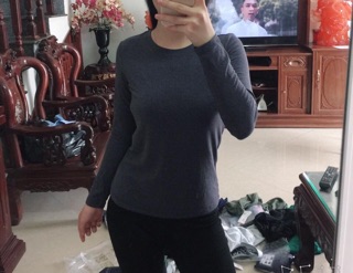 Áo cotton len tăm nữ