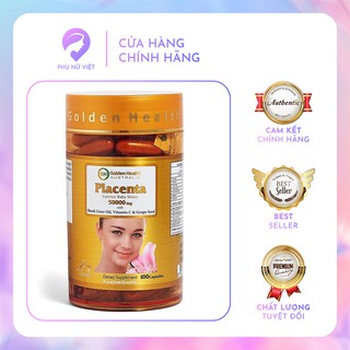 Viên uống nhau thai cừu Placenta Essence Baby Sheep 50000mg Golden Health, 100 viên
