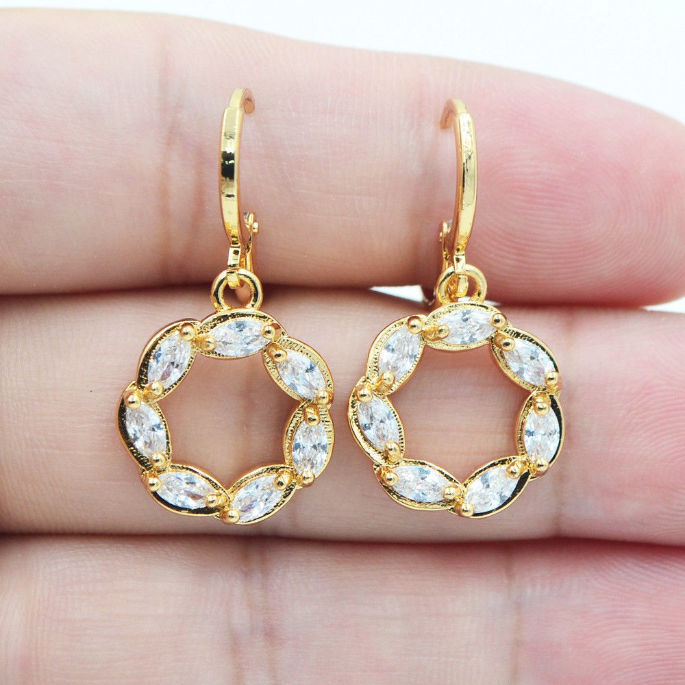 Khuyên tai đính đá thời trang dành cho nữ