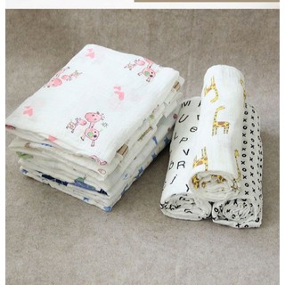 Khăn sợi tre Muslin Swaddle 100% Organic cotton