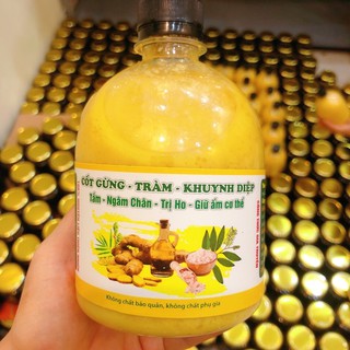 Nước cốt tràm gừng dầu khuynh diệp
