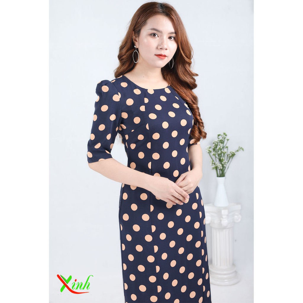 [Mã FASHIONMALLT4 giảm 15% đơn 150k] Đầm suông bi sành điệu ThoiTrangXinh DL676