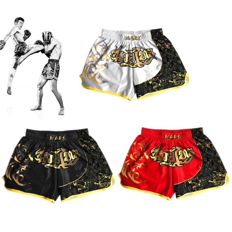 Quần Short Thể Thao Tập Muay Thai Boxing Chuyên Dụng