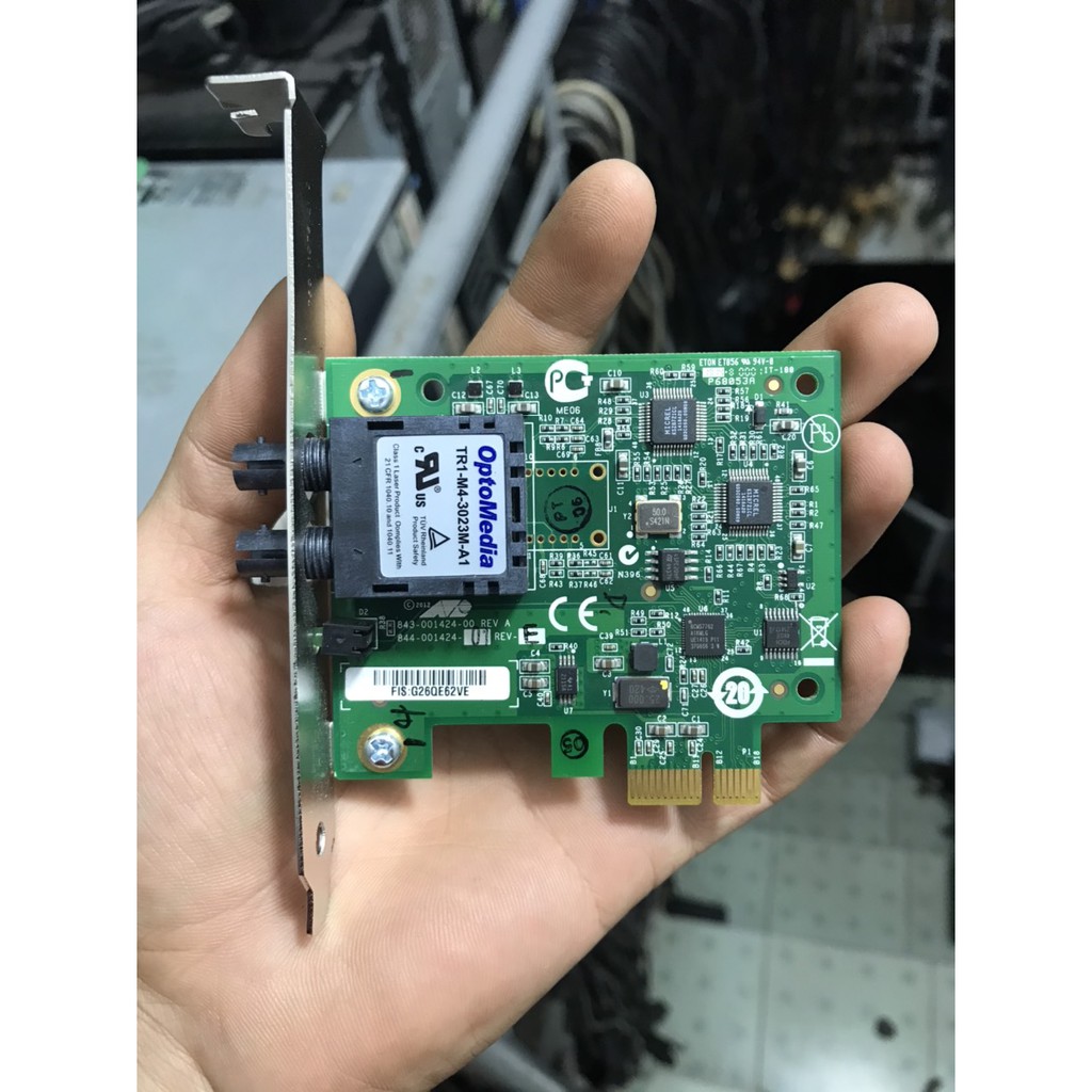 Card mạng tốc độ cao AT-2711FX/ST PCI Express x1 PCIE Network Interface Card Allied Fiber AT 2711FX ST,cpu g620
