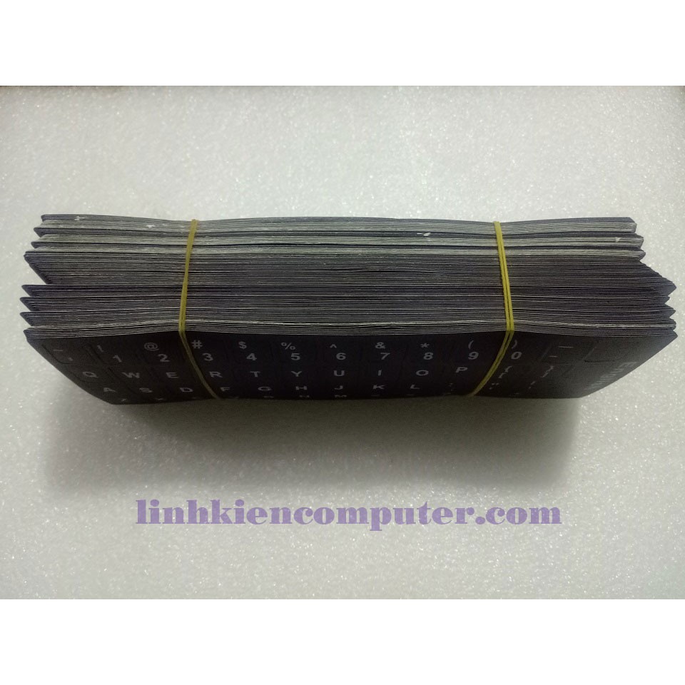 Dán phím ngôn ngữ Tiếng Anh dùng cho bàn phím bị bóng, phím song ngữ