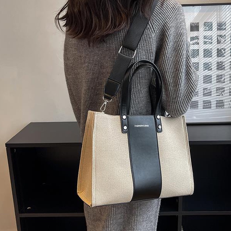 Túi Đeo Chéo Vai Bằng Vải Canvas Thời Trang Giản Dị Dành Cho Nữ