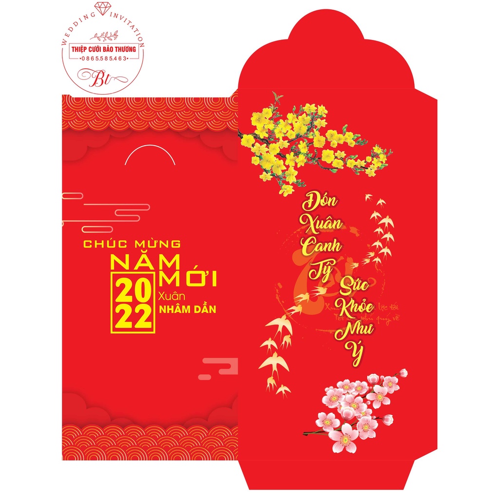 LÌ XÌ IN  LOGO, ĐỊA CHỈ, THÔNG TIN CƠ QUAN, TRƯỜNG HỌC, DOANH NGHIỆP, THEO YÊU CẦU