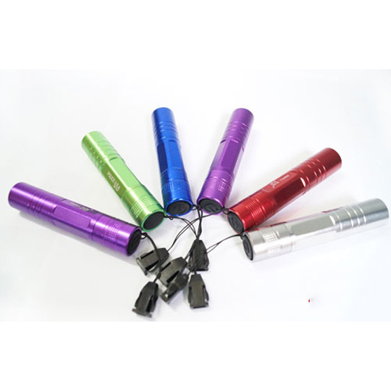 Đèn pin police 3w chiếu sáng mini quân đội Mỹ USA vỏ nhôm có dây nhỏ gọn cầm tay bỏ túi dùng pin tiểu AA ánh sáng trắng