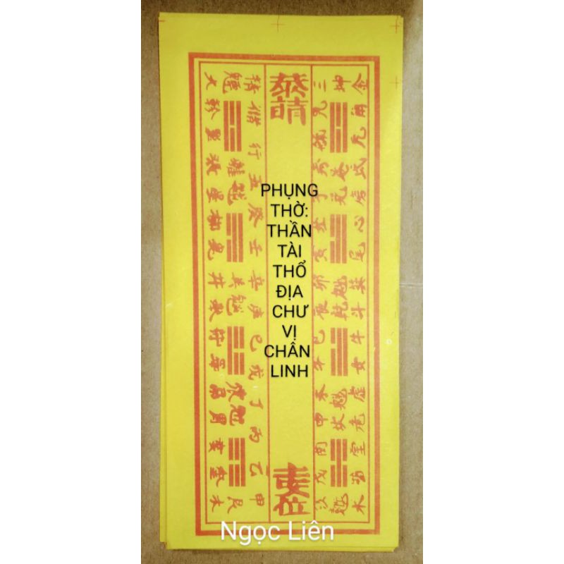 Giấy cúng_ Tờ di hiệu  ghi tên người được thờ khi bốc bát hương