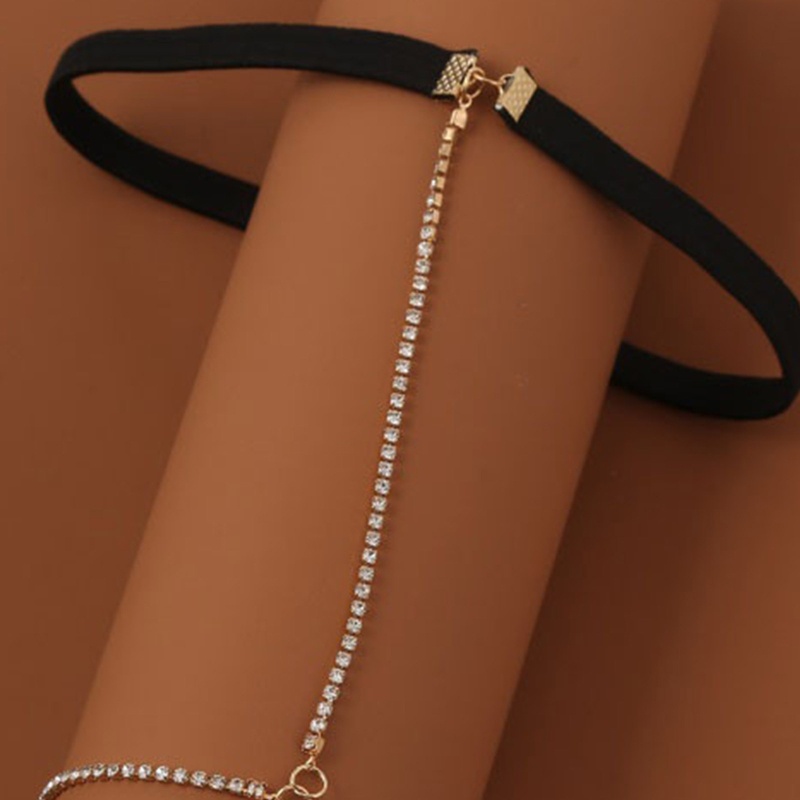 Dây Đeo Đùi Đính Đá Chống Trượt Thời Trang Đi Biển Mùa Hè