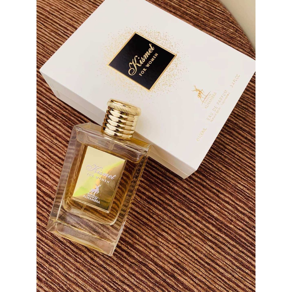 Nước Hoa Dubai cao cấp Kismet for Woman 100ml bản Clone của Kilian - Good Girl rắn trắng mùi hương ngọt ngào, quyến rũ