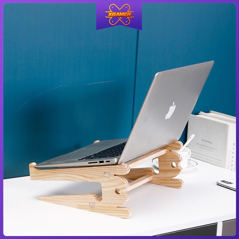 Giá đỡ gỗ 2 trong 1 cho Notebook 10-17.6inch 2021 | BigBuy360 - bigbuy360.vn