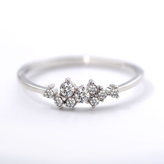 Nhẫn Mạ Vàng 18k Đính Đá Pha Lê