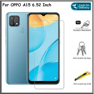 Kính cường lực Oppo A15 / Oppo A15s (Trong Suốt, Không Full)