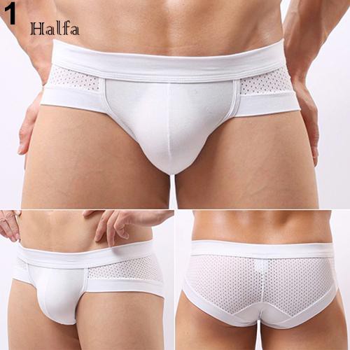 Quần lót nam phối lưới thoáng khí quyến rũ