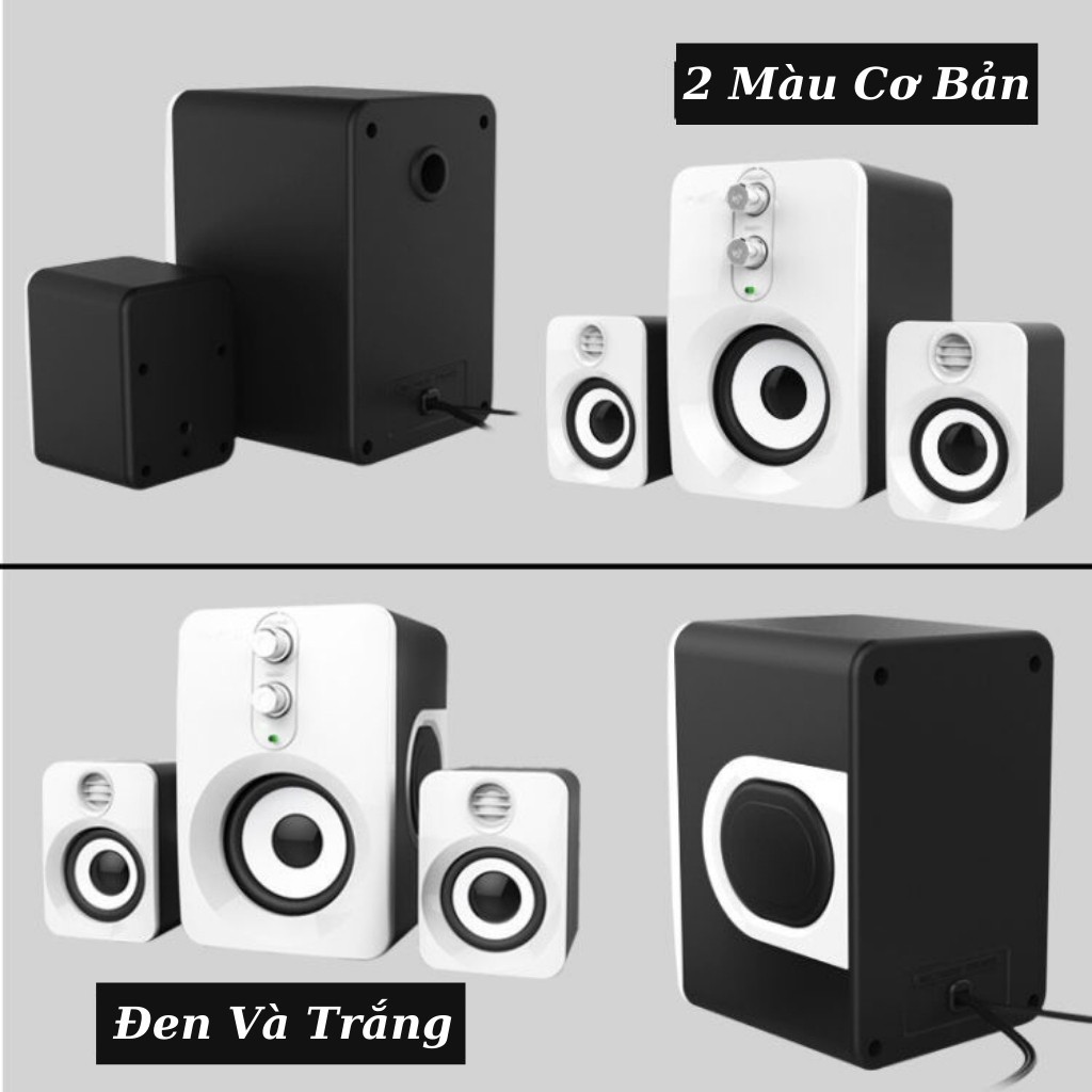 Loa vi tính nghe nhạc bass khỏe cho máy tính điện thoại tivi giá rẻ chính hãng speakers FT10 (Âm thanh hay)