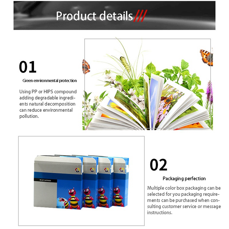 Bộ 4 hộp mực in dùng cho máy in Brother LC1280 LC1240 LC71 LC73 LC75 LC400 LC12