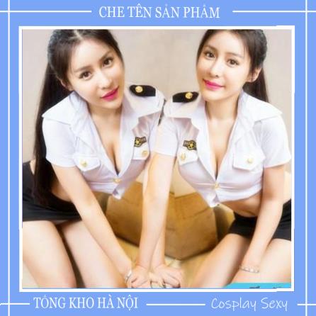 Cosplay Sexy Tiếp Viên - Bộ Đồ NGủ Cosplay Đồng Phục Nữ C.ảnh Sát CST1700 | BigBuy360 - bigbuy360.vn