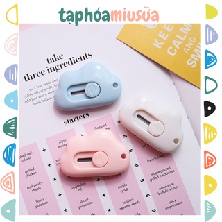 Dao rọc giấy mây mini 3 màu pastel xinh xỉu - MiuSua