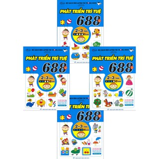 688 Câu Đố Phát Triển Trí Tuệ 2 - 3 tuổi (Bộ 4 Cuốn)