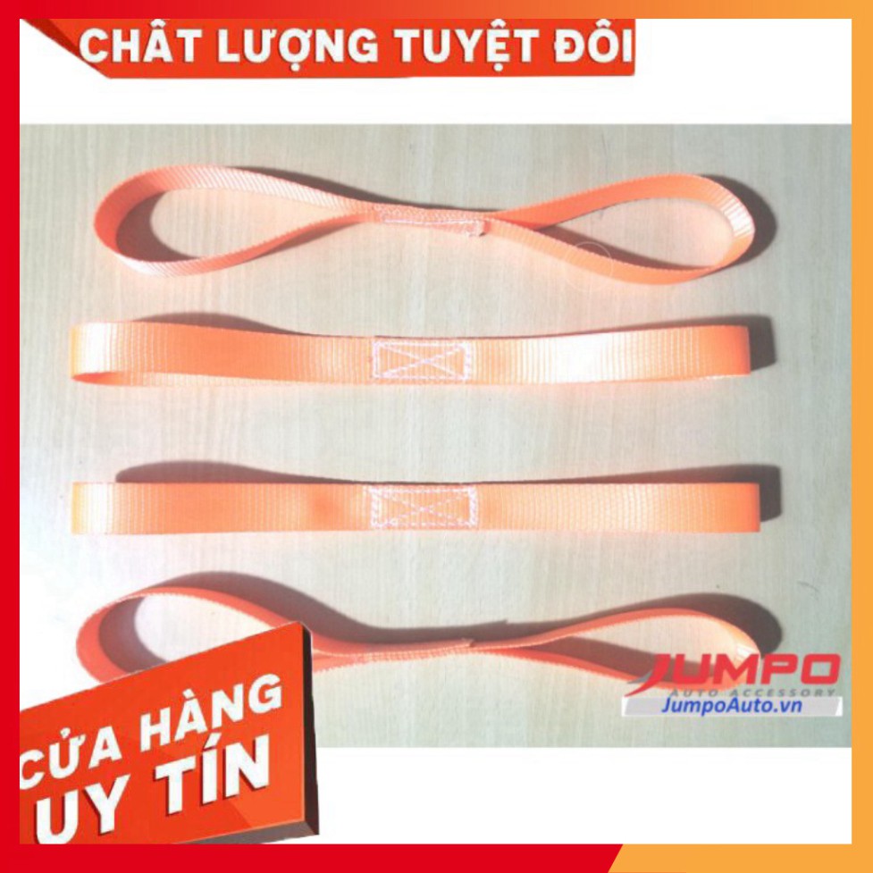 Bộ 4 dây bẹ cột hàng chở xe máy bản 2.5x35cm Liên Sơn Kho Sài Gòn