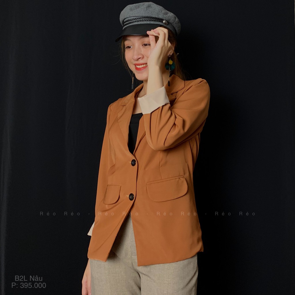 Blazer 2 lớp lót lụa cao cấp,cực kỳ mát, mềm mại và trẻ trung | BigBuy360 - bigbuy360.vn