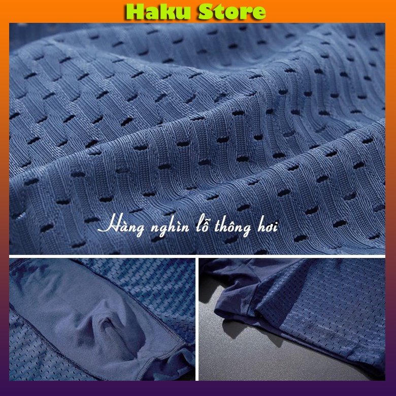 = 6 Quần Lót Nam thông hơi lưới Nhật, Quần Sịp Nam Chéo Kháng Khuẩn Thấm Hút Và Co Dãn Tốt