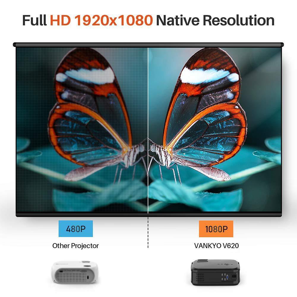 Máy chiếu VANKYO V620 độ phân giải thực Full-HD 1080p - Bảo hành 24 tháng chính hãng