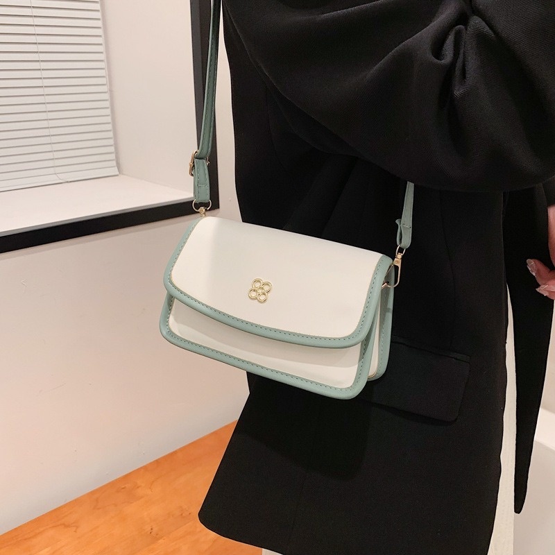 Màu Sắc Túi Đeo Chéo Vuông Nhỏ NB00263 Phong Cách retro