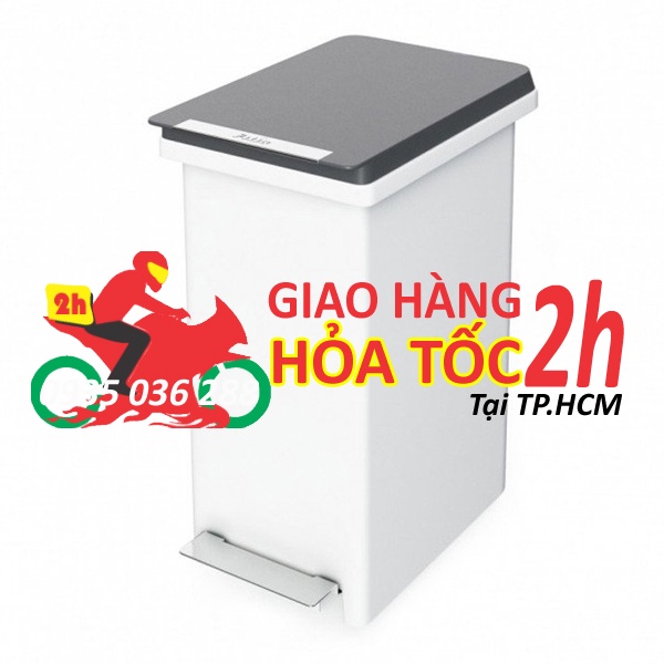 Thùng rác nhựa đạp dòng Compact Fitis PPS1-903 - 10L (4 màu)