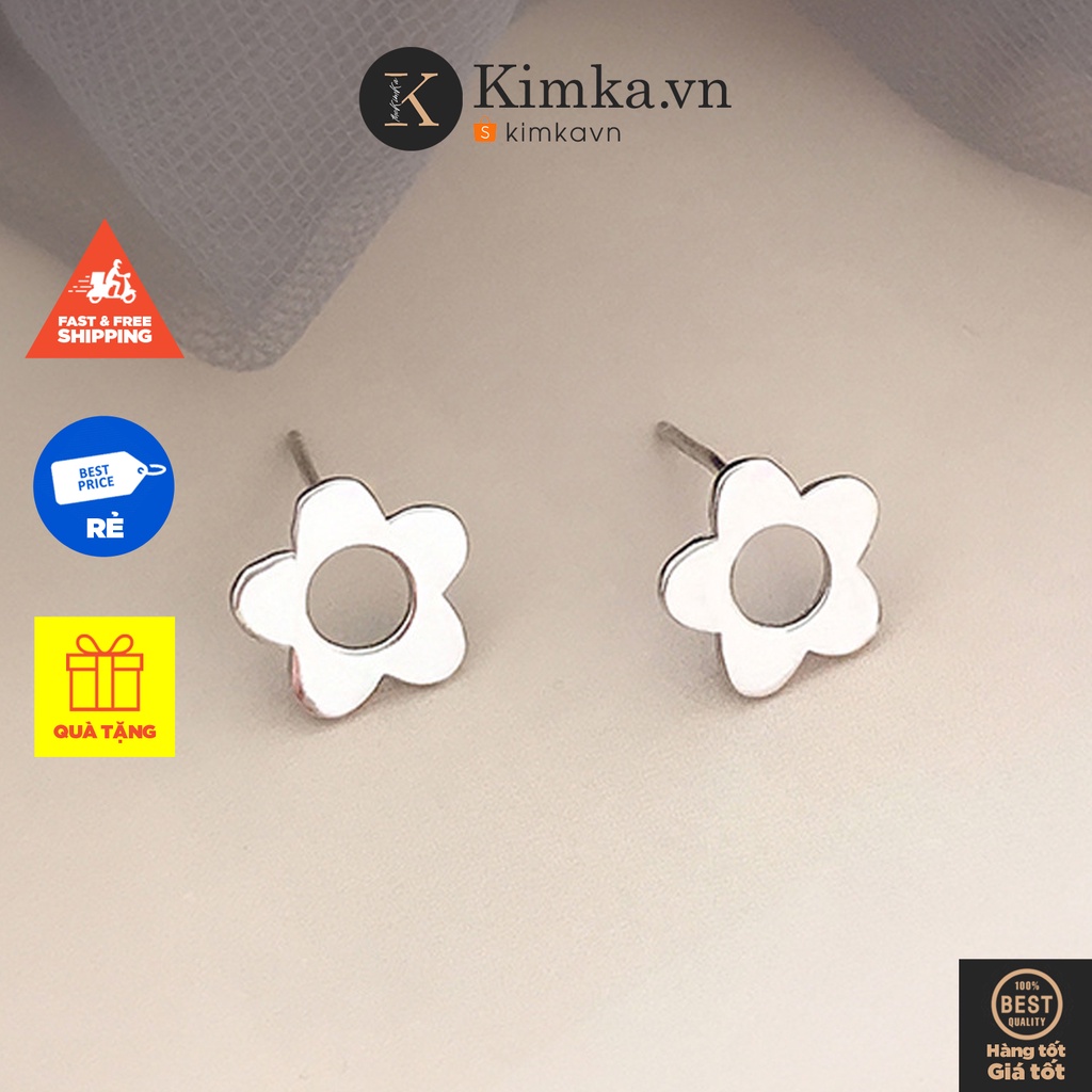 (083) Khuyên Tai Bông Hoa Nhỏ Phong Cách Hàn Quốc Dễ Thương