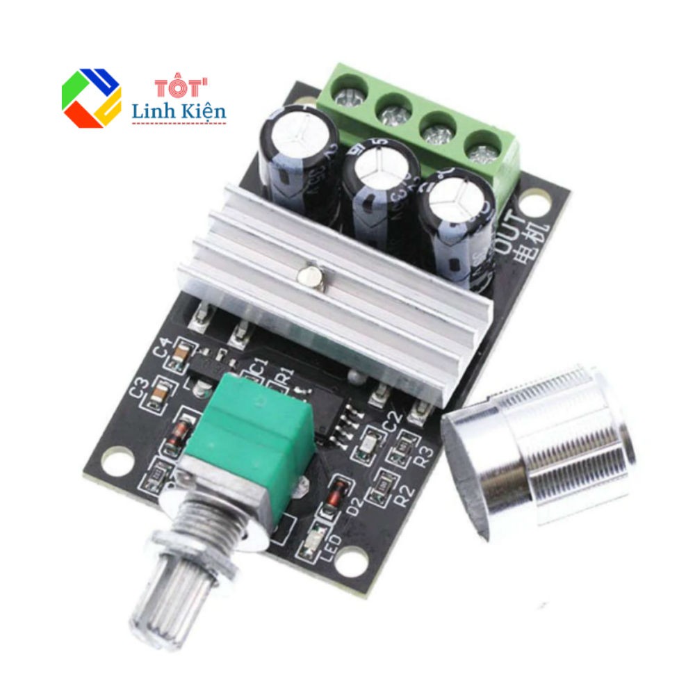 Module Điều Khiển Tốc Độ Động Cơ PWM Motor DC 6V-28V 3A 80W - Có Đảo Chiều