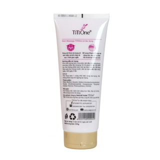 Kem Massage TITIONE tan mỡ bụng 350g