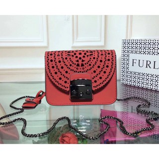 Túi furla super hoa văn size 17