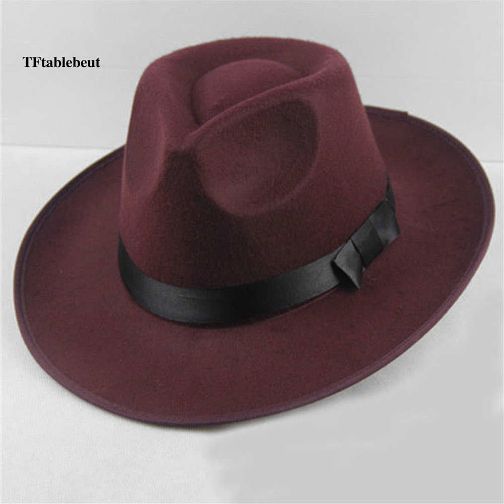 Mũ Fedora Panama Vành Rộng Chống Nắng Phong Cách Vintage Thời Trang Mùa Thu Cho Nam Và Nữ