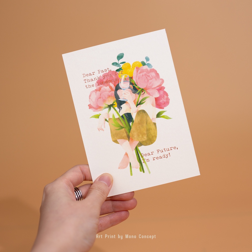 Postcard mẫu Cô Gái - You are enough