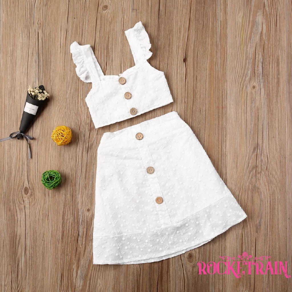 Set Áo Thun   Lỗ &amp; Quần Short Cho Bé Gái