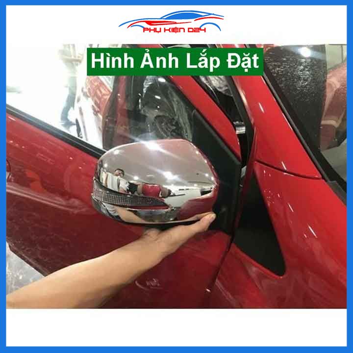 Ốp gương Wigo 2018-2019-2020 mạ crom bảo vệ chống trầy trang trí làm đẹp xe