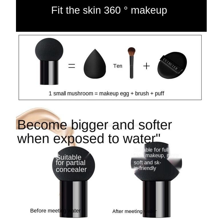 [Hàng mới về] Kem nền BB Olano có mút trang điểm hình nấm độc đáo