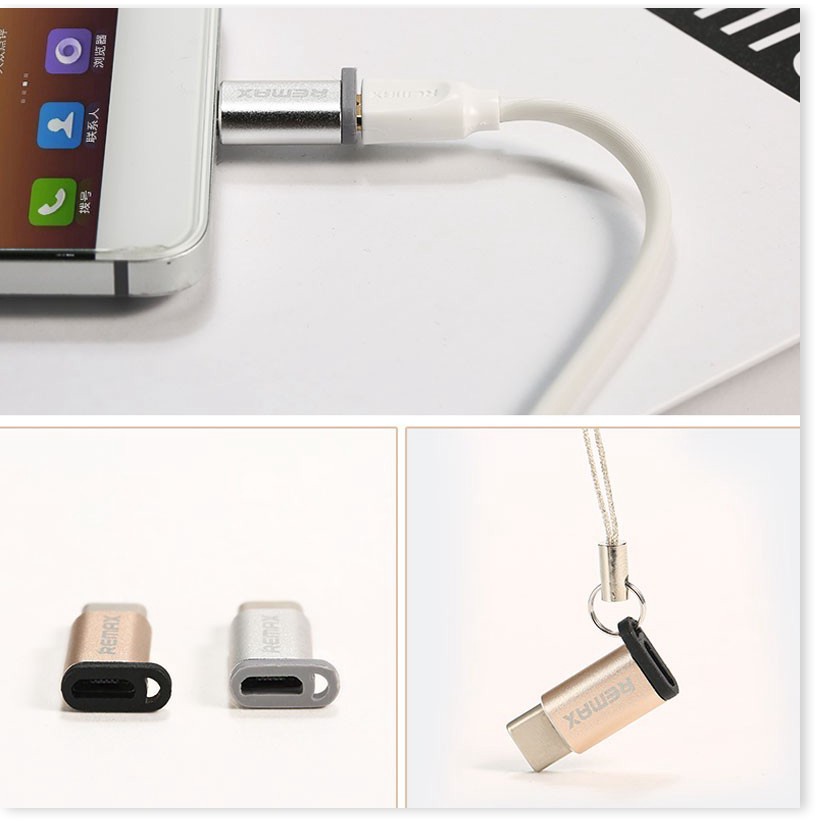 Adapter chuyển từ micro USB sang USB type C Remax RA-USB1  -ChuyênMI