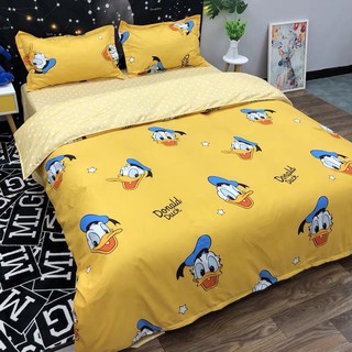 Bộ Chăn Ga giường (Hình Thật) Chần Bông Vịt Donal Cotton M2*2M-M4*2M- M6*2M-M8*2M