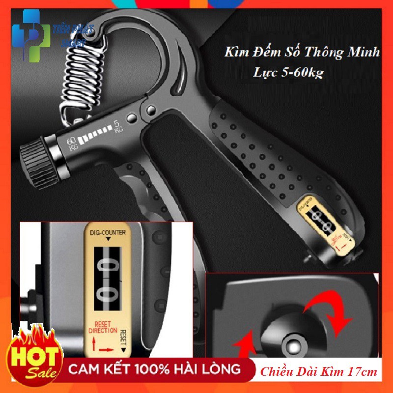 Kìm Bóp Tay, Dụng Cụ Tập Cơ Tay Cao Cấp, Kìm Tập Gym Bấm Số Tự Động  Hàng Cao Cấp