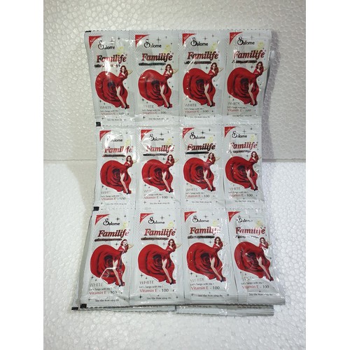 dây 12 gói sữa tắm familife 6ml