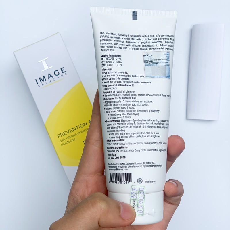 Kem chống nắng Image Skincare SPF50 Chính Hãng cho da hỗn hợp 91g | BigBuy360 - bigbuy360.vn