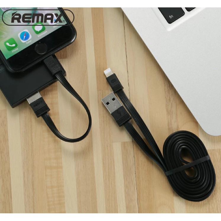 Cáp Sạc Remax RC-062i cổng Lightning cho Iphone Ipad 1.0m tặng kèm 1 cáp 0.16m