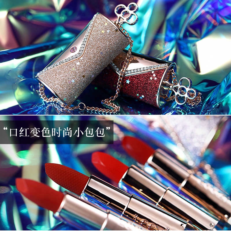 Son môi Leezi màu nhung bóng dưỡng ẩm trang điểm hiệu quả | BigBuy360 - bigbuy360.vn