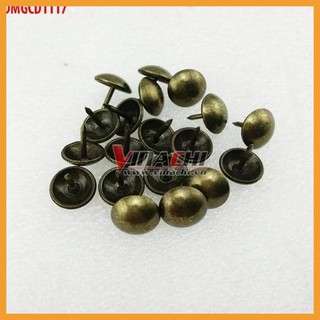 Đinh mũ giả cổ vàng đồng - túi 50 cái